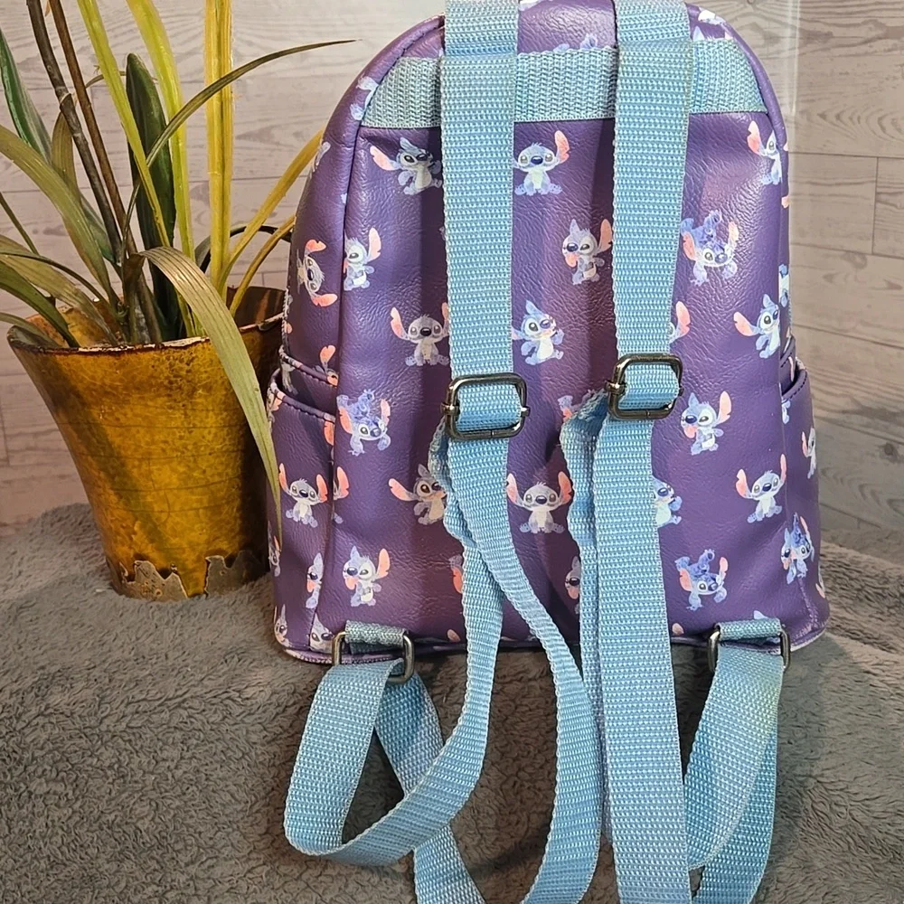 Loungefly Disney Lilo & Stitch Poses Mini Backpack Bag With Pineapple Charm
